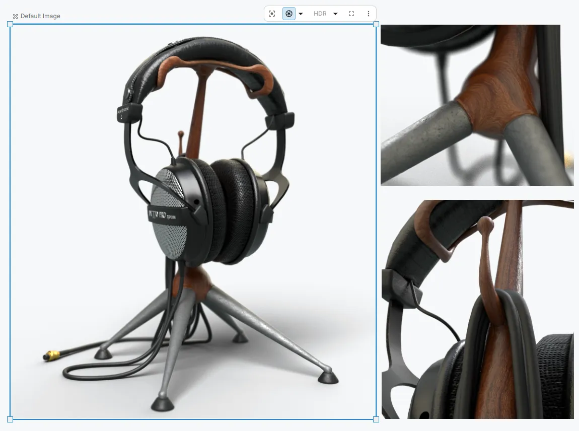 Product beauty shot rendered in Figurement