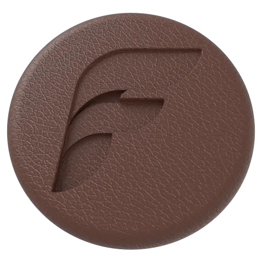 Leatherette Pebbled Grain material chip